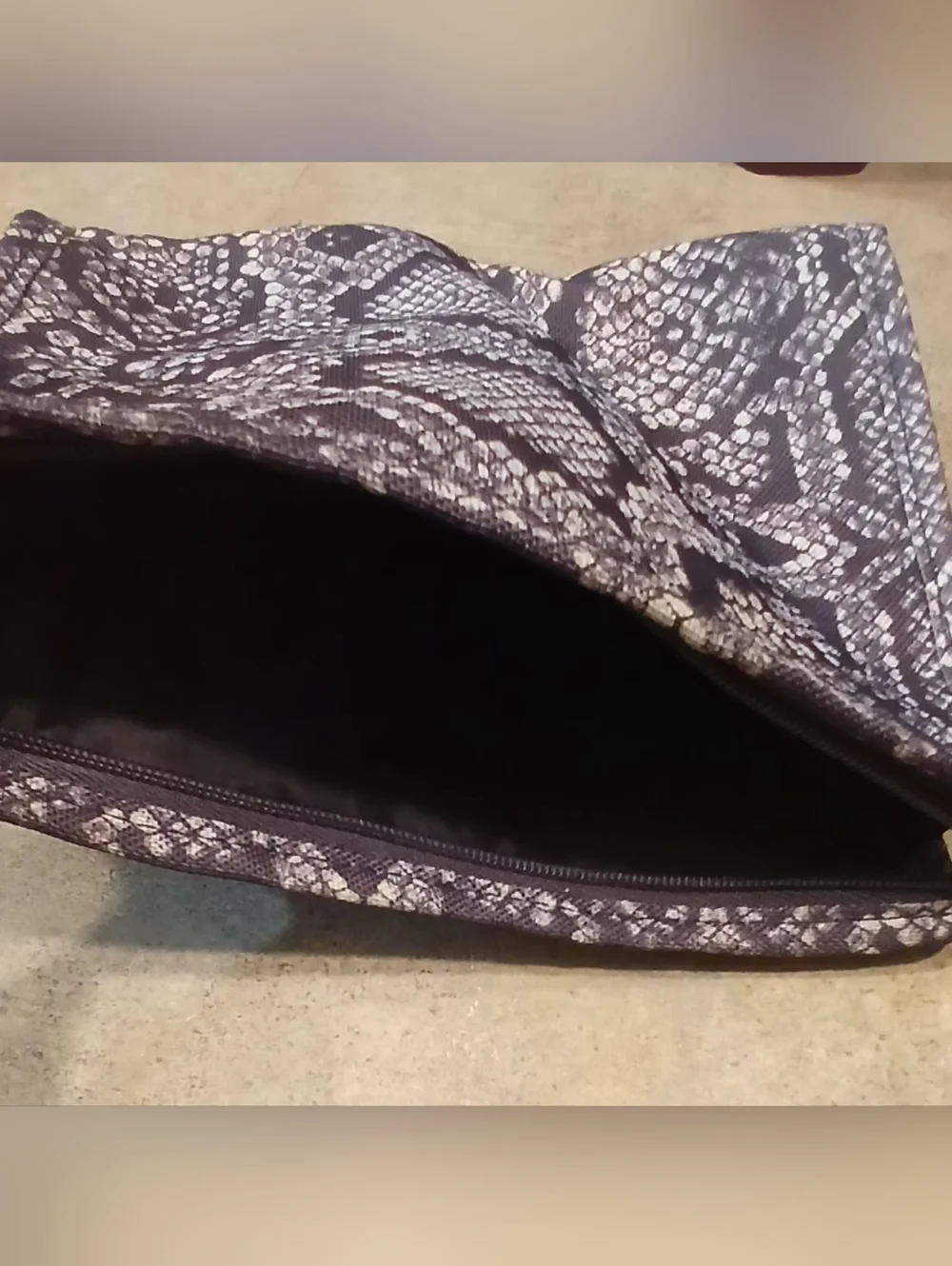 Estee Lauder Snake-Print Cosmetic Pouch -